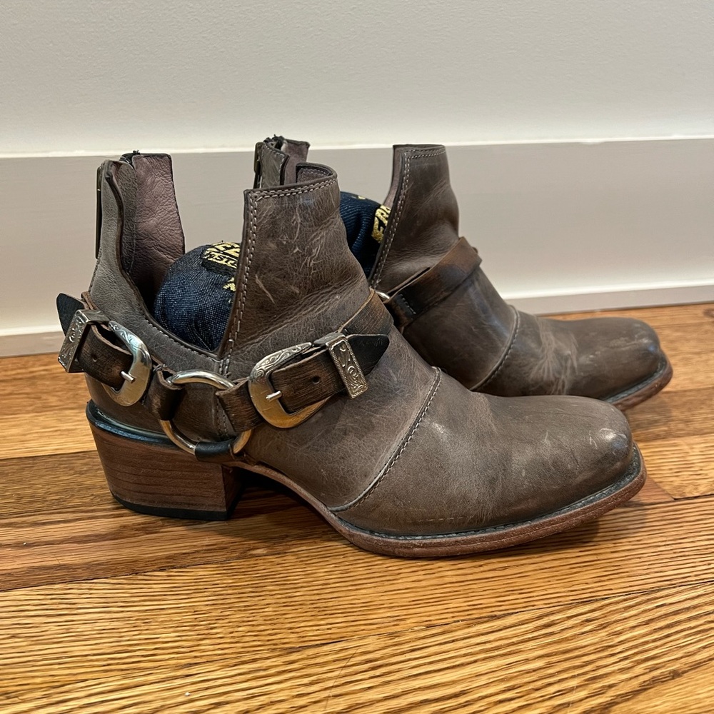 Freebird by Steven Distressed Truce Ankle Boots